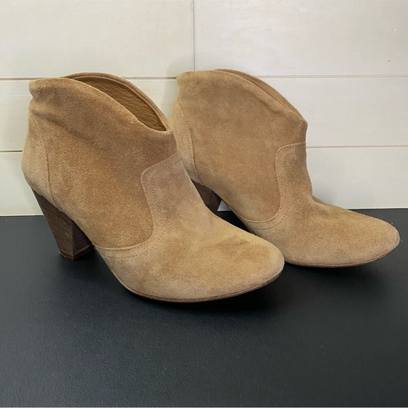 Steve Madden Pembrook Ankle Booties Women's Size 5.5 Shoes M Brown Suede Leather - Picture 10 of 10